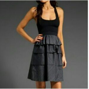 Theory Calentha Greece Tiered Dress size M/L